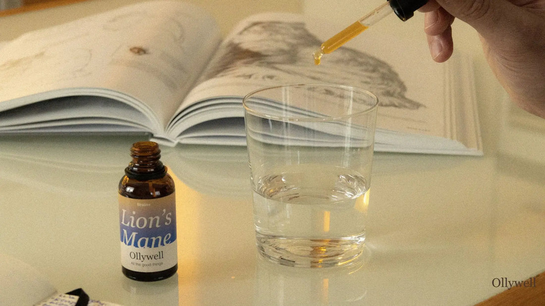 Lion's Mane liquid extract supplementation.