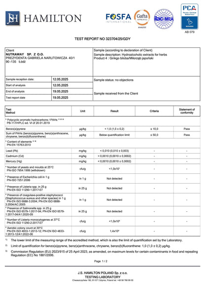 Ginkgo Biloba : Clarity+